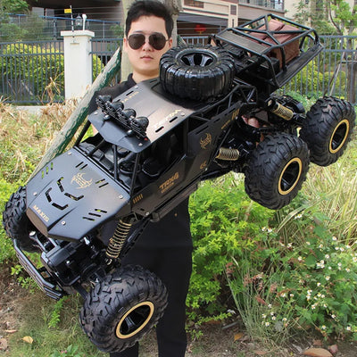 Oversized Size 46CM 6-Wheel 4WD RC Car Toys Remote Control Car Offroad 4x4 Fourwheel Drive Climbing High-speed Electric Toys