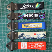 NEW JDM Culture Car Color Pendant Tow Strap Belt Tow Rope Ribbon Auto Accessories Trailer Ropes Bumper Towing Strap FOR NOS HKS