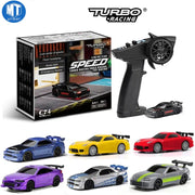 Turbo Racing 1:76 C72 C73 C71 C74 Sports RC Car Vehicle Creative Mini Full Proportional RTR Kit Toys