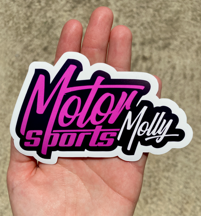Motorsports Molly Stickers